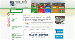 Desktop Screenshot of frydekmistek.cz